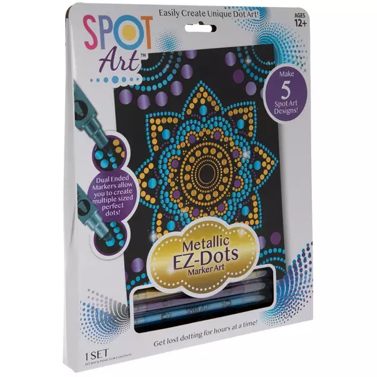 EZ-Dots Metallic Marker Mandala Art Kit, Hobby Lobby